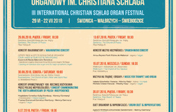 III Międzynarodowy Festiwal Organowy im. Christiana Schlaga